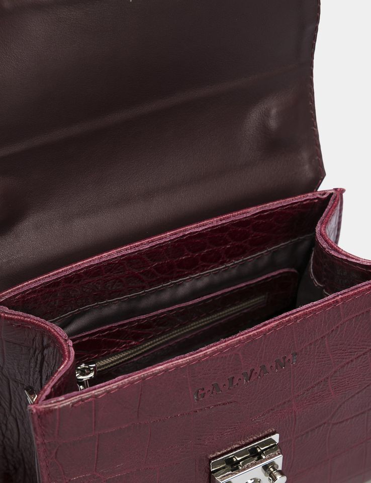 DailyObjects Burgundy Vegan Leather - Arch Crossbody Bag Buy At DailyObjects